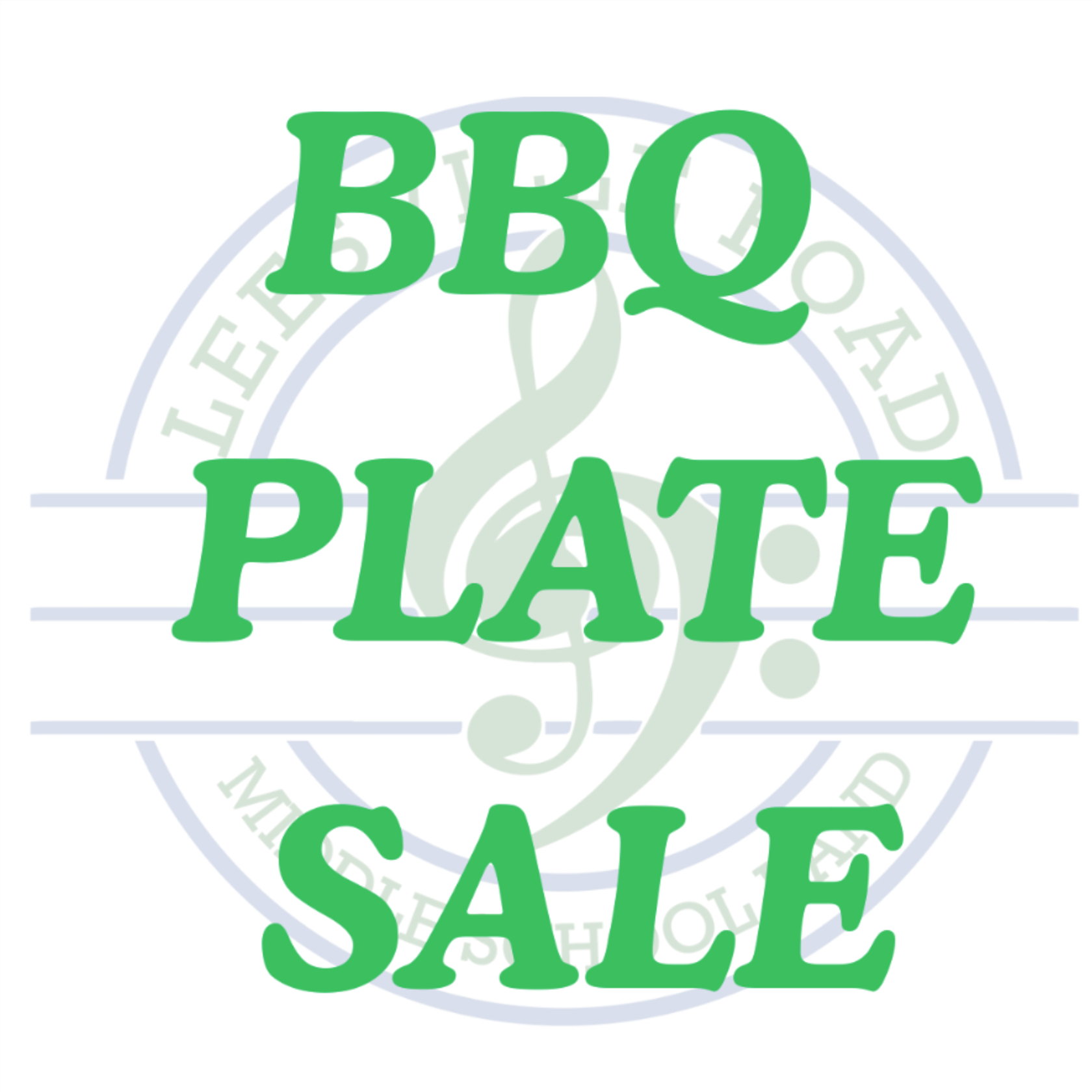  BBQ Plate Sale